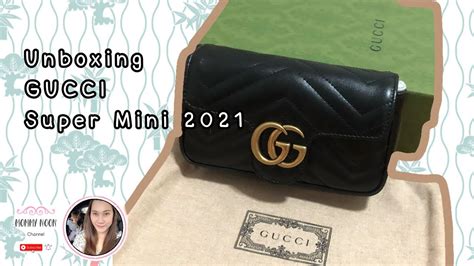 gucci marmont super mini รีวิว|รีวิว [EP.1] Unboxing Gucci Marmont Super mini 2021 .